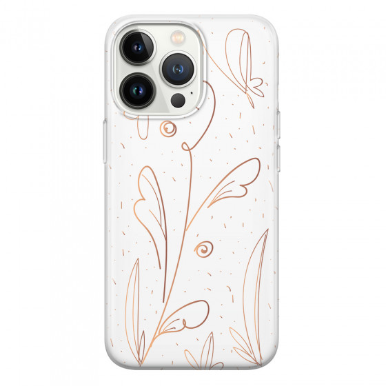 APPLE - iPhone 13 Pro Max - Soft Clear Case - Flowers In Style