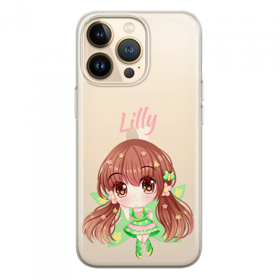 APPLE - iPhone 13 Pro - Soft Clear Case - Chibi Lilly