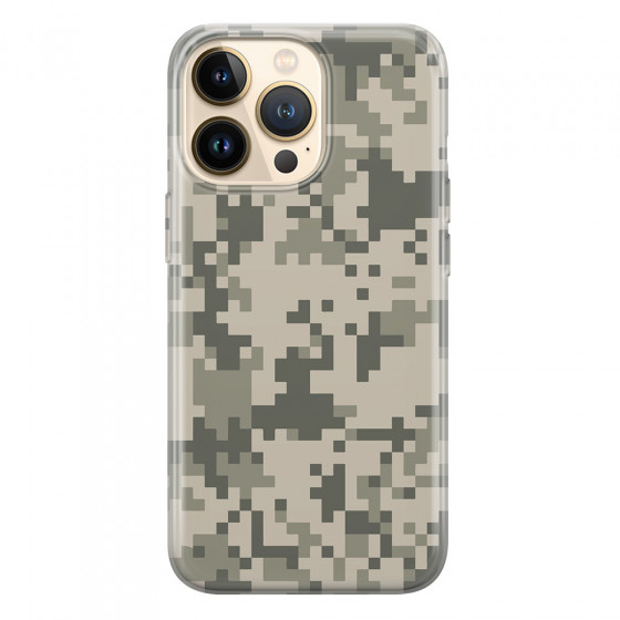 APPLE - iPhone 13 Pro - Soft Clear Case - Digital Camouflage