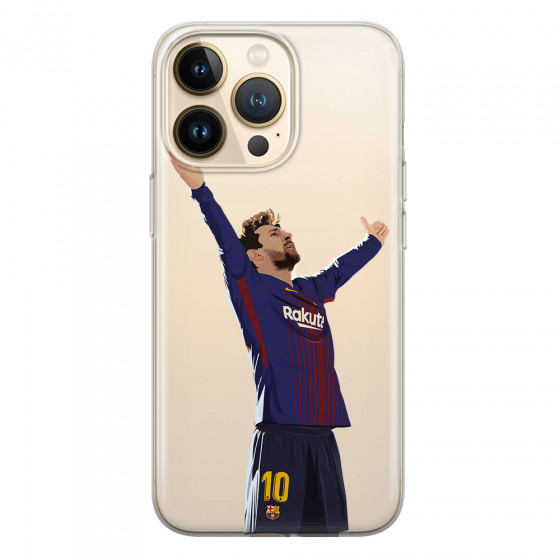 APPLE - iPhone 13 Pro - Soft Clear Case - For Barcelona Fans