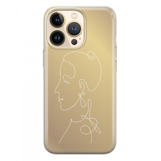 APPLE - iPhone 13 Pro - Soft Clear Case - Golden Lady