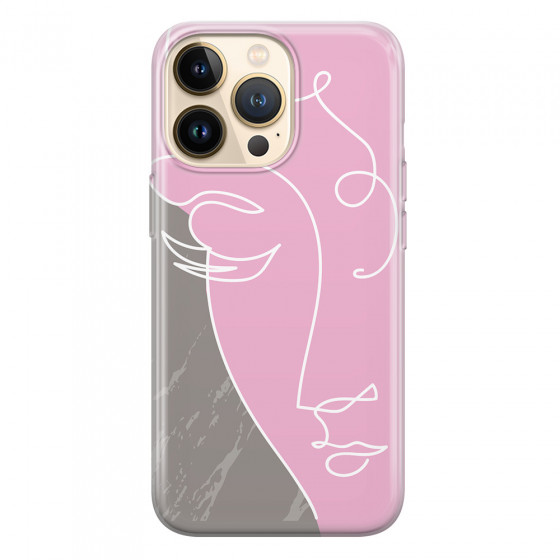 APPLE - iPhone 13 Pro - Soft Clear Case - Miss Pink