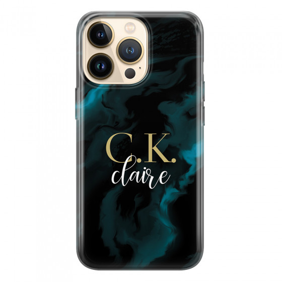 APPLE - iPhone 13 Pro - Soft Clear Case - Streamflow Dark Elegance