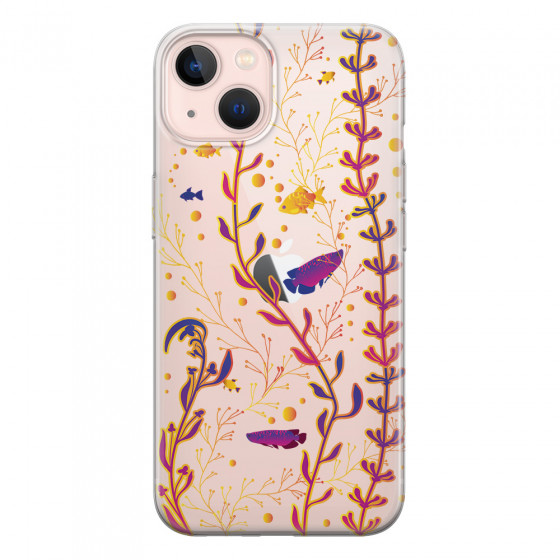 APPLE - iPhone 13 Mini - Soft Clear Case - Clear Underwater World