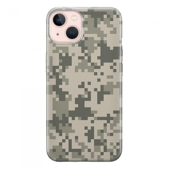APPLE - iPhone 13 Mini - Soft Clear Case - Digital Camouflage