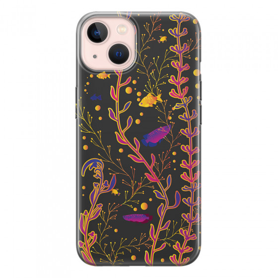APPLE - iPhone 13 Mini - Soft Clear Case - Midnight Aquarium