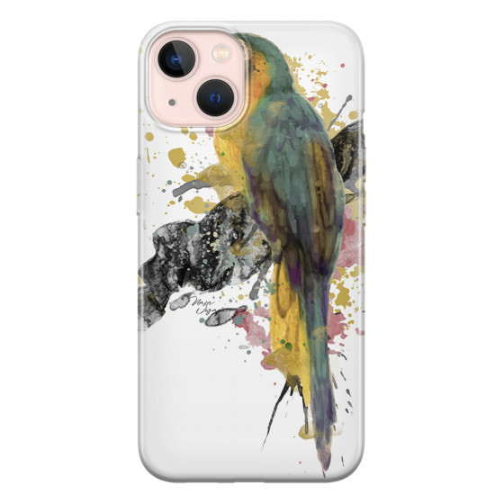 APPLE - iPhone 13 Mini - Soft Clear Case - Parrot