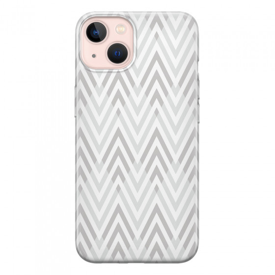 APPLE - iPhone 13 Mini - Soft Clear Case - Zig Zag Patterns