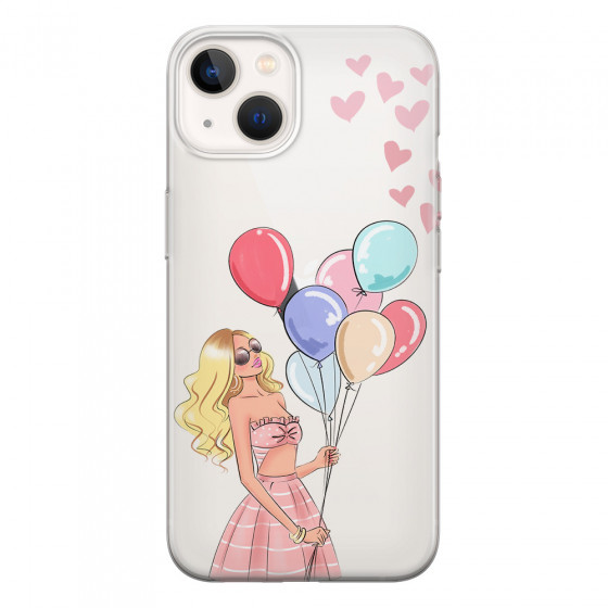 APPLE - iPhone 13 - Soft Clear Case - Balloon Party