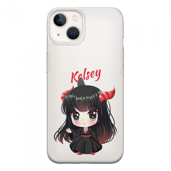 APPLE - iPhone 13 - Soft Clear Case - Chibi Kelsey
