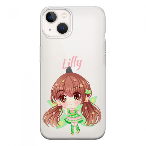 APPLE - iPhone 13 - Soft Clear Case - Chibi Lilly