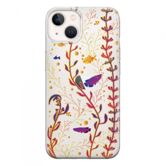 APPLE - iPhone 13 - Soft Clear Case - Clear Underwater World