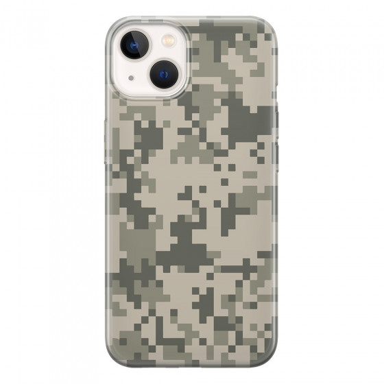 APPLE - iPhone 13 - Soft Clear Case - Digital Camouflage