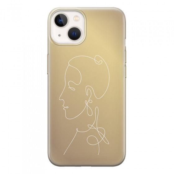 APPLE - iPhone 13 - Soft Clear Case - Golden Lady