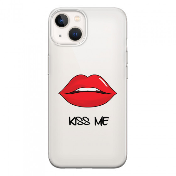 APPLE - iPhone 13 - Soft Clear Case - Kiss Me