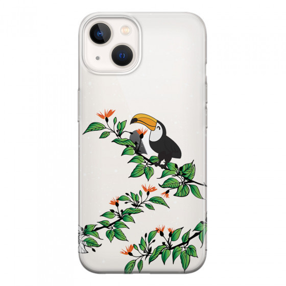 APPLE - iPhone 13 - Soft Clear Case - Me, The Stars And Toucan