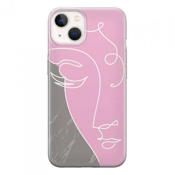 APPLE - iPhone 13 - Soft Clear Case - Miss Pink