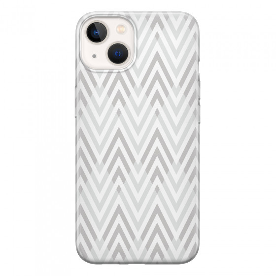 APPLE - iPhone 13 - Soft Clear Case - Zig Zag Patterns