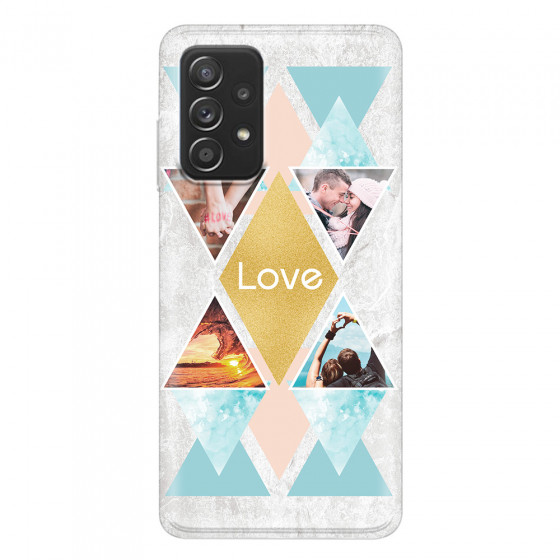 SAMSUNG - Galaxy A52 / A52s - Soft Clear Case - Triangle Love Photo