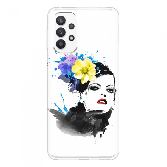 SAMSUNG - Galaxy A32 - Soft Clear Case - Floral Beauty