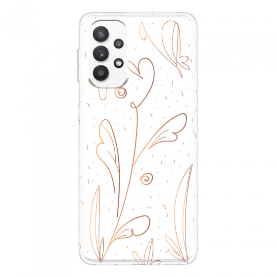 SAMSUNG - Galaxy A32 - Soft Clear Case - Flowers In Style