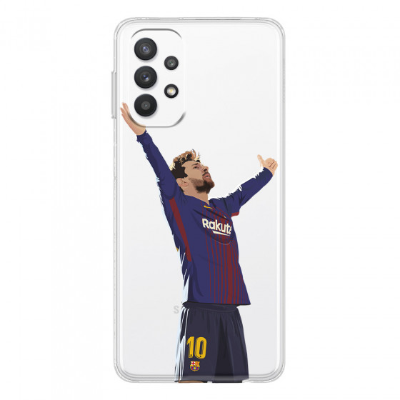 SAMSUNG - Galaxy A32 - Soft Clear Case - For Barcelona Fans
