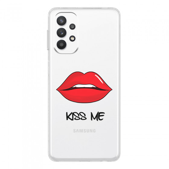 SAMSUNG - Galaxy A32 - Soft Clear Case - Kiss Me