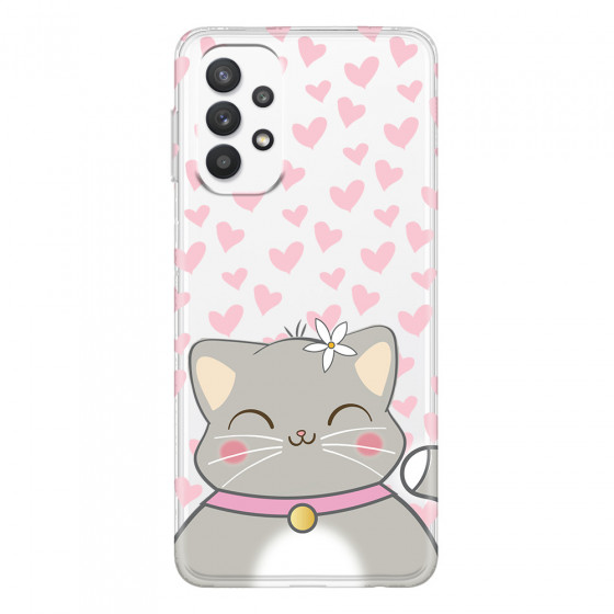 SAMSUNG - Galaxy A32 - Soft Clear Case - Kitty