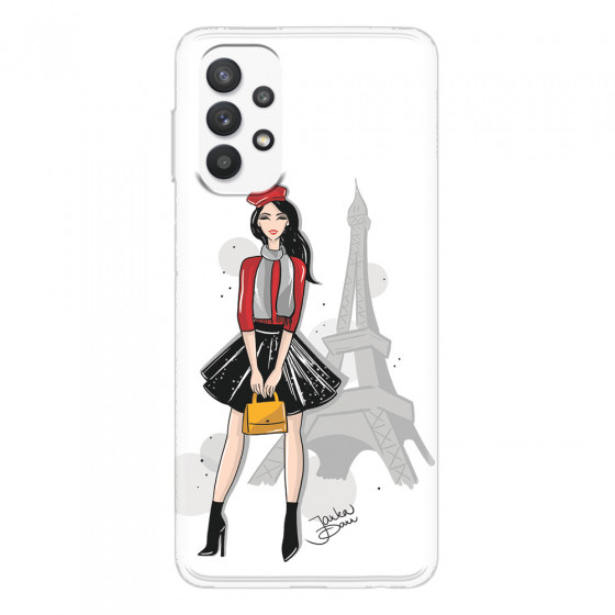 SAMSUNG - Galaxy A32 - Soft Clear Case - Paris With Love