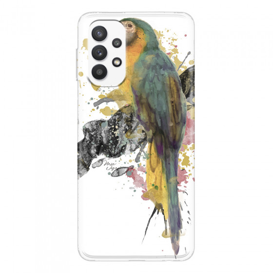 SAMSUNG - Galaxy A32 - Soft Clear Case - Parrot