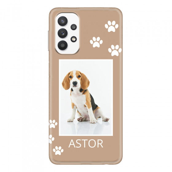 SAMSUNG - Galaxy A32 - Soft Clear Case - Puppy