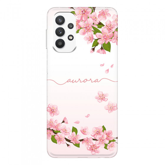 SAMSUNG - Galaxy A32 - Soft Clear Case - Sakura Handwritten