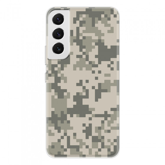 SAMSUNG - Galaxy S22 Plus - Soft Clear Case - Digital Camouflage