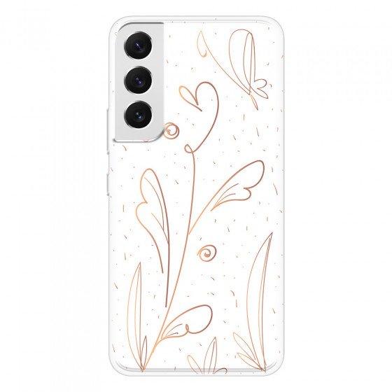SAMSUNG - Galaxy S22 Plus - Soft Clear Case - Flowers In Style