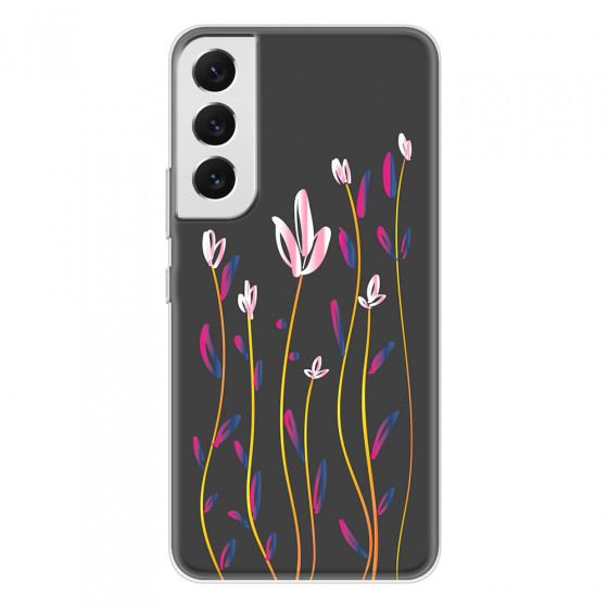 SAMSUNG - Galaxy S22 Plus - Soft Clear Case - Pink Tulips