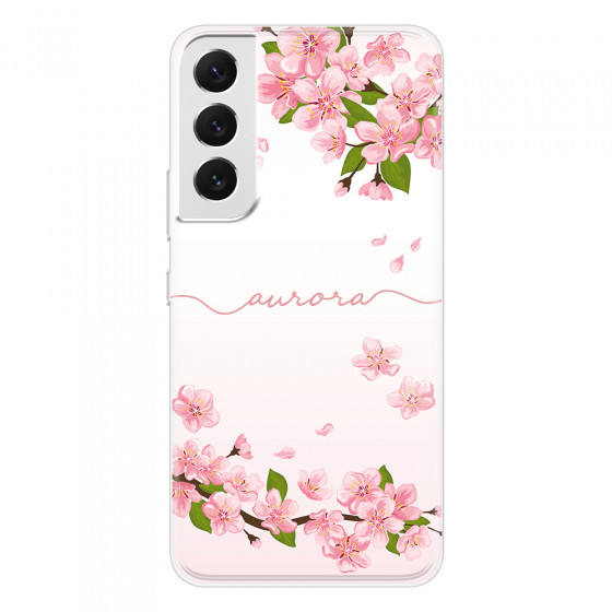 SAMSUNG - Galaxy S22 Plus - Soft Clear Case - Sakura Handwritten