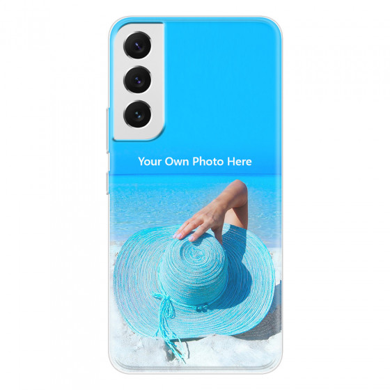 SAMSUNG - Galaxy S22 Plus - Soft Clear Case - Single Photo Case