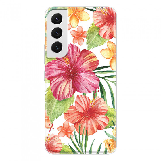 SAMSUNG - Galaxy S22 Plus - Soft Clear Case - Tropical Vibes